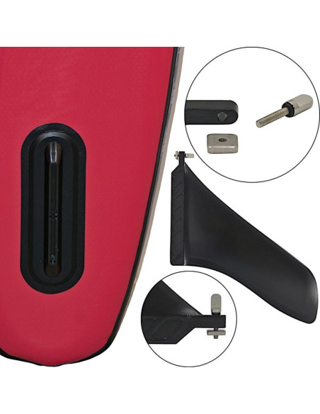 Zestaw deska sup 150kg dmuchana 381cm xqmax