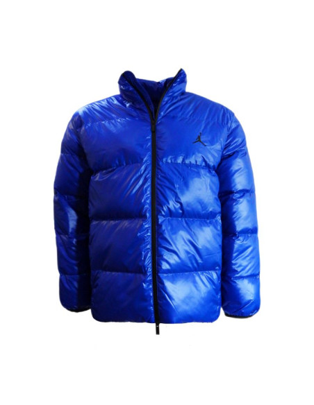 Kurtka męska puchowa air jordan flight down puffer niebieska - fv7271-480