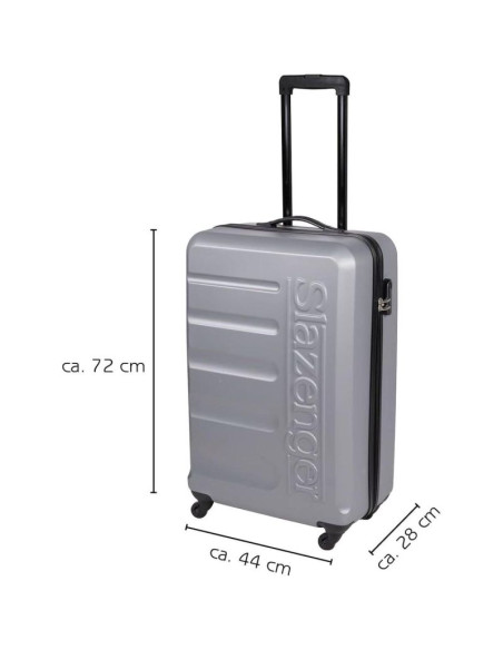 Zestaw 3 walizek 18, 22, 26 cale sreberny slazenger