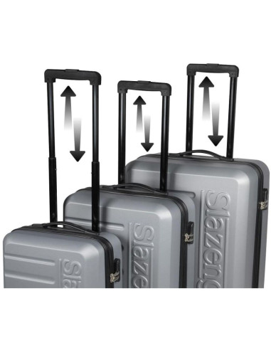 Zestaw 3 walizek 18, 22, 26 cale sreberny slazenger