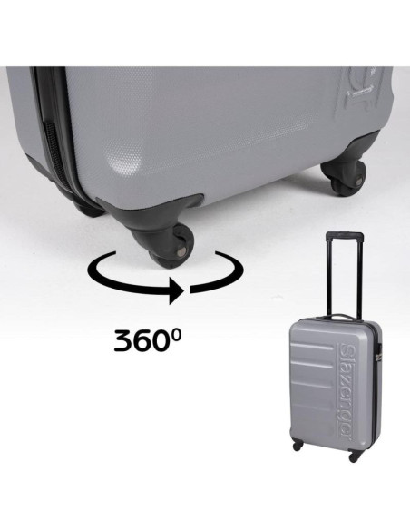 Zestaw 3 walizek 18, 22, 26 cale sreberny slazenger