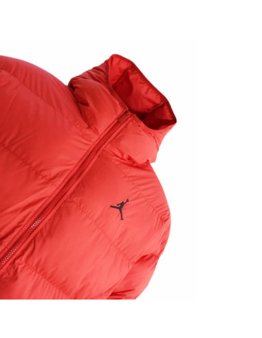 Kurtka zimowa air jordan brooklyn therma-fit puffer gym red - hv0532-687
