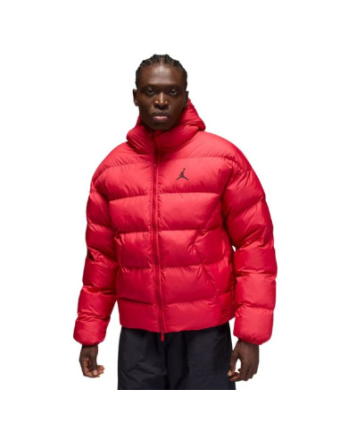 Kurtka zimowa air jordan brooklyn therma-fit puffer gym red - hv0532-687