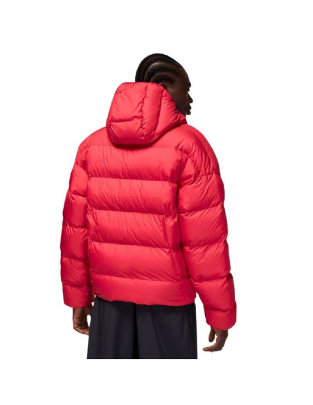 Kurtka zimowa air jordan brooklyn therma-fit puffer gym red - hv0532-687