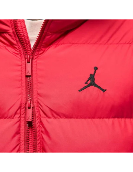 Kurtka zimowa air jordan brooklyn therma-fit puffer gym red - hv0532-687
