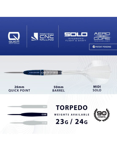 Rzutki harrows geo 02 torpedo 90% steeltip