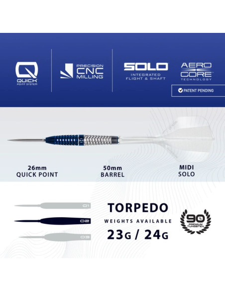 Rzutki harrows geo 02 torpedo 90% steeltip