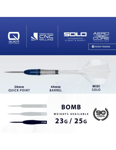 Rzutki harrows geo 03 bomb 90% steeltip