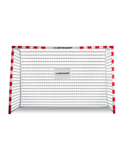 Bramka do piłki nożnej z siatką 300x200x110 cm allround dunlop - 0666
