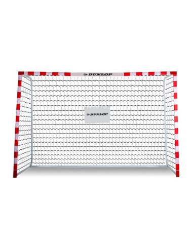 Bramka do piłki nożnej z siatką 300x200x110 cm allround dunlop - 0666