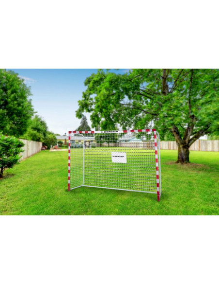 Bramka do piłki nożnej z siatką 300x200x110 cm allround dunlop - 0666
