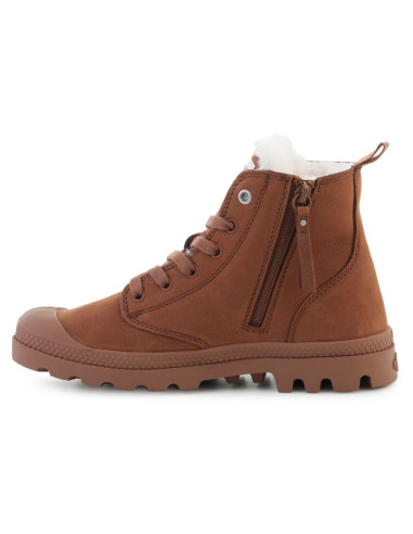 Palladium pampa hi zip wl 95982-291-m raw brown