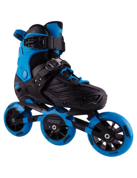 Łyżworolki roces yep 3x90 tif czarno-niebieskie 400853 00001