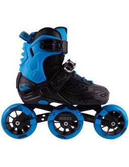 Łyżworolki roces yep 3x90 tif czarno-niebieskie 400853 00001 2
