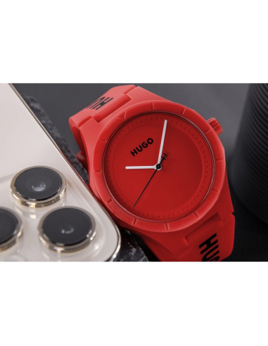 Zegarek męski hugo lit for him red 1530346 + box