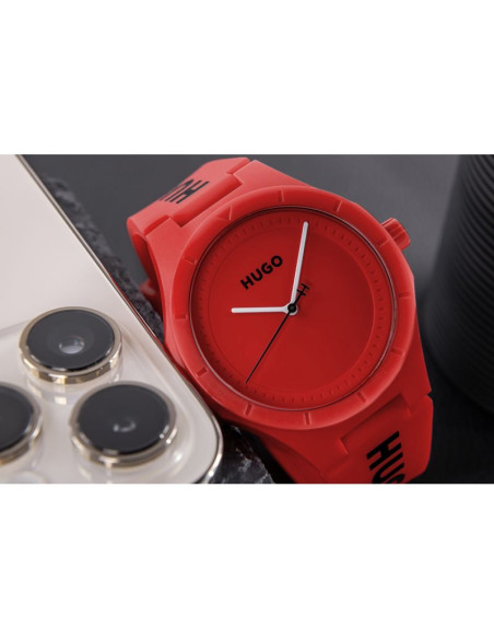 Zegarek męski hugo lit for him red 1530346 + box