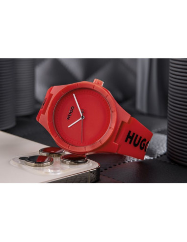 Zegarek męski hugo lit for him red 1530346 + box