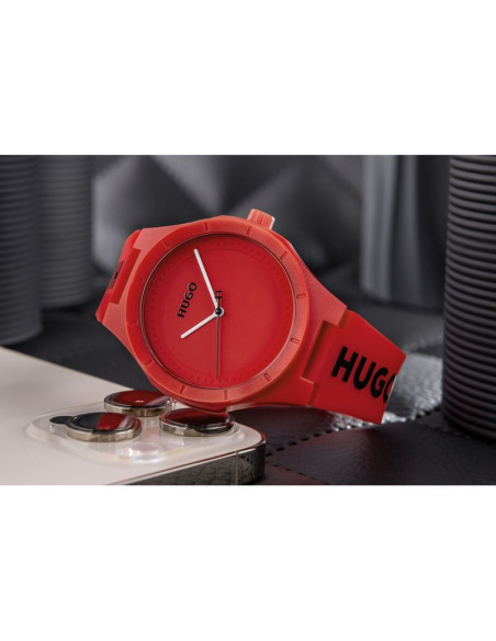 Zegarek męski hugo lit for him red 1530346 + box