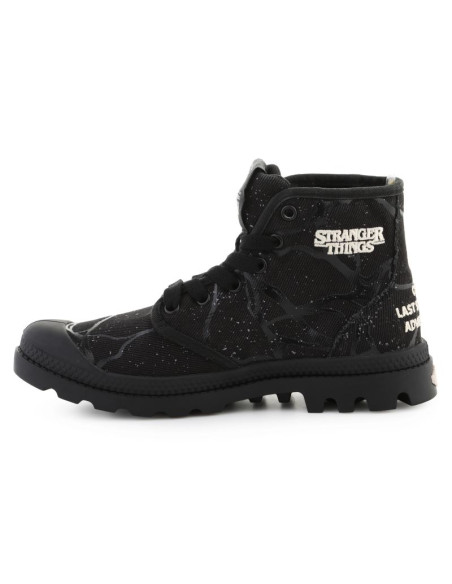Palladium stranger things pampa hi tunnels 94626-008-m black