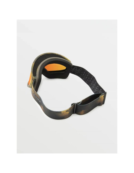 Gogle narciarskie damskie/męskie volcom footprints snowboardowe zimowe czerwone (vg0622303)