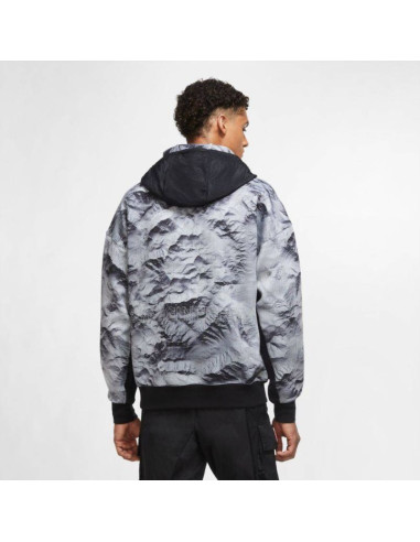 Bluza z kapturem air jordan 23 engineered printed szara - cu9148-100