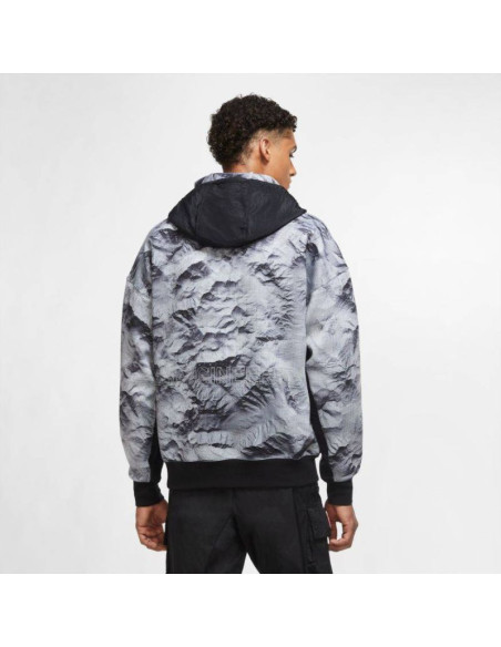 Bluza z kapturem air jordan 23 engineered printed szara - cu9148-100