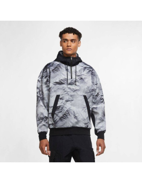 Bluza z kapturem air jordan 23 engineered printed szara - cu9148-100