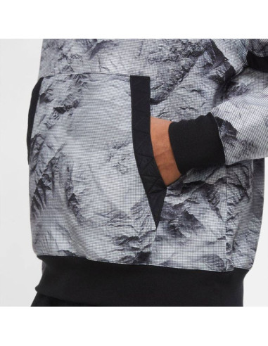 Bluza z kapturem air jordan 23 engineered printed szara - cu9148-100