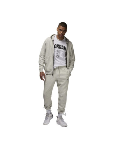 Spodnie męskie air jordan sport hoop fleece dri-fit szare - fv8604-050