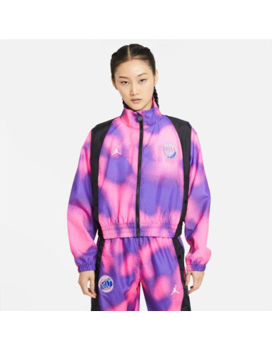 Lekka kurtka damska air jordan psg warm-up jacket - cz7503-510