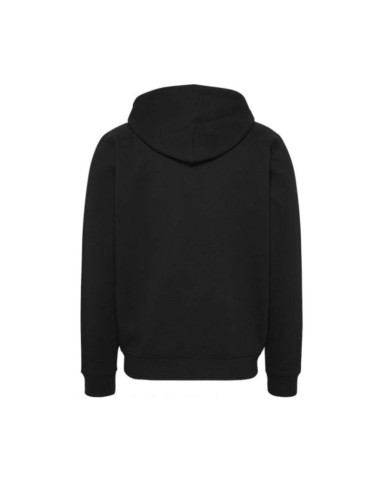 Bluza męska tommy hilfiger tjm reg entry zip hoodie czarna z kapturem - dm0dm17783-bds