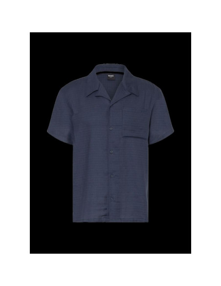 Koszula plażowa boss vida_shirt blu (50540154-413)