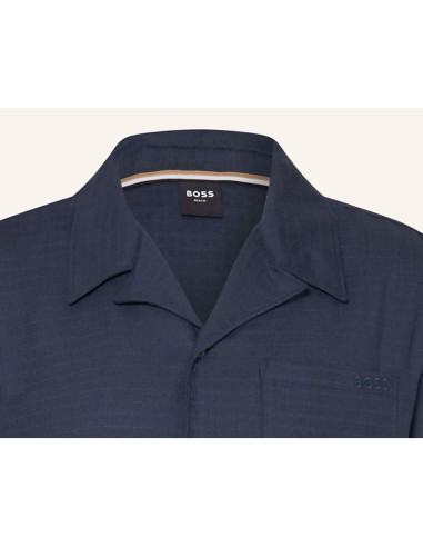 Koszula plażowa boss vida_shirt blu (50540154-413)