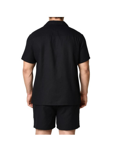 Koszula plażowa boss vida_shirt nero (50540154-001)