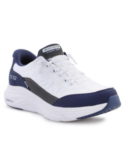 Skechers slip-ins: contour foam - cozy fit 232619-wnv white/navy