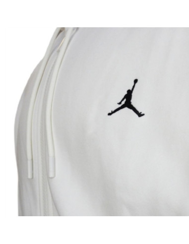 Bluza z kapturem air jordan brooklyn fleece jumpman full-zip hoodie biała - fv7289-133