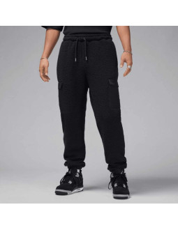 Spodnie męskie air jordan flight sherpa pants czarne - fv7450-010