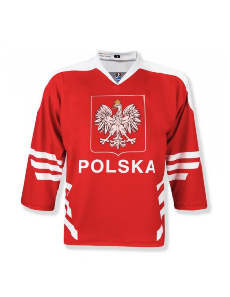 Replika bluzy meczowej hokejowej polska sr