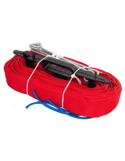 Taśma na boisko plażowe-siatkówka 48m (2x8m i 2x16m) netex - czerwone