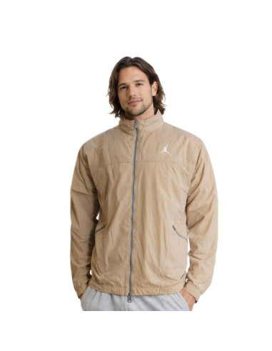 Kurtka męska air jordan essentials warm-up jacket brązowa - fb7294-200