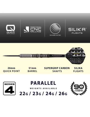 Rzutki harrows chizzy series 4 90% steeltip