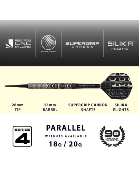 Rzutki harrows chizzy series 4 90% softip