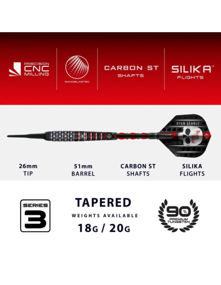 Rzutki harrows ryan searle series 3 90% softip