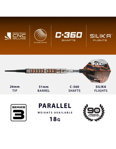 Rzutki harrows luke woodhouse series 3 90% softip