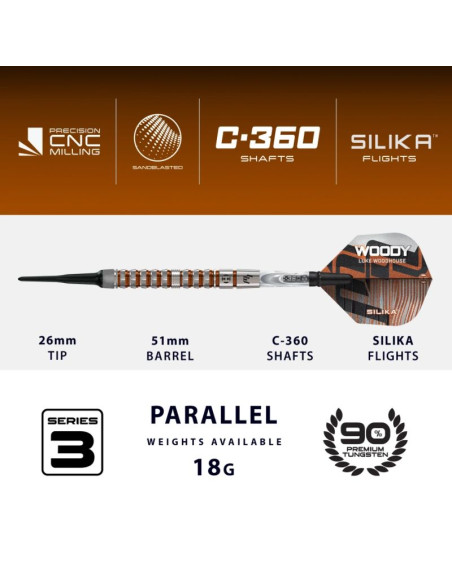 Rzutki harrows luke woodhouse series 3 90% softip