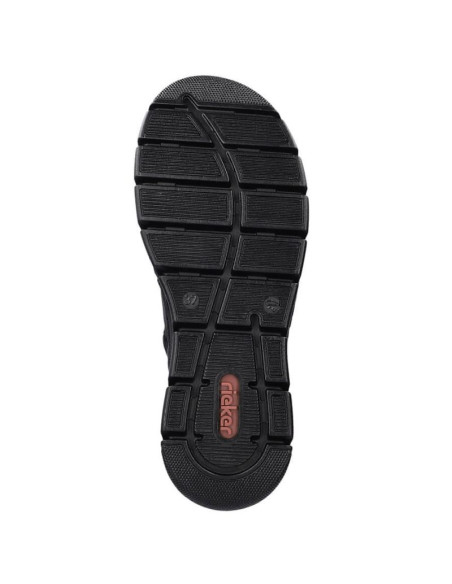 Botki damskie ocieplane czarne rieker 55069-00