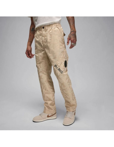 Spodnie męskie air jordan chicago paris saint-germain beige beżowy - fn5322-126