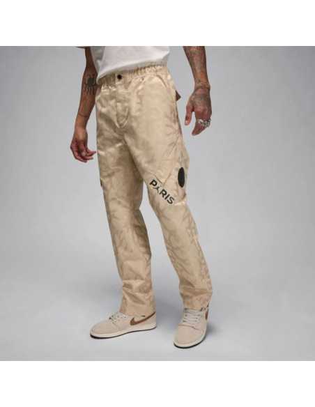 Spodnie męskie air jordan chicago paris saint-germain beige beżowy - fn5322-126