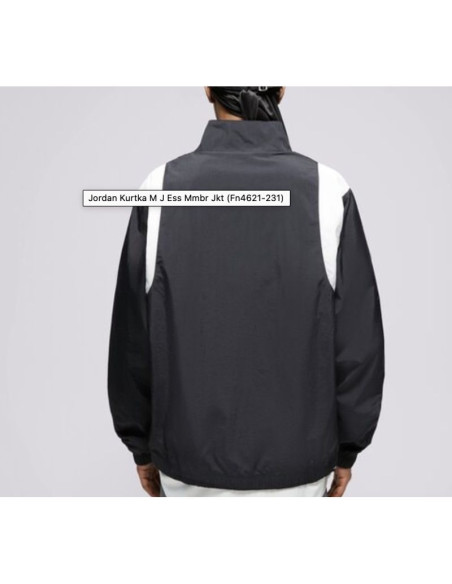 Kurtka męska air jordan essentials member jacket czarna - fn4621-010
