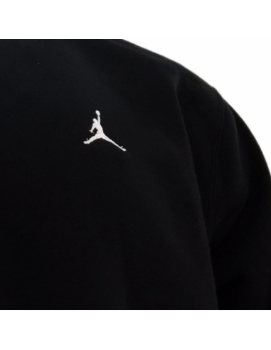 Bluza męska air jordan brooklyn fleece crew-neck sweatshirt czarna - fv7293-010